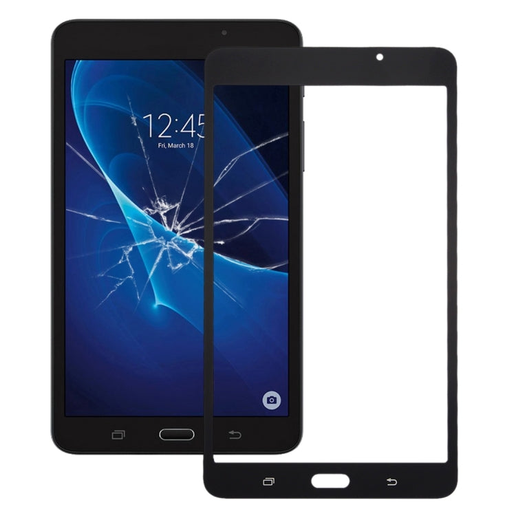 Outer Screen Glass with OCA Adhesive for Samsung Galaxy Tab A 7.0 (2016) / T280 (Black)