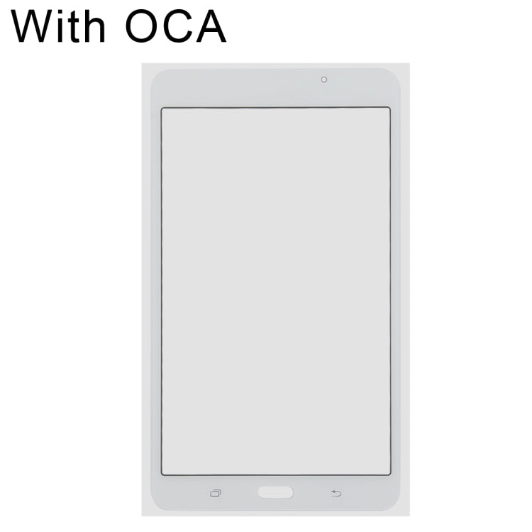 Outer Screen Glass with OCA Adhesive for Samsung Galaxy Tab A 7.0 (2016) / T280 (White)