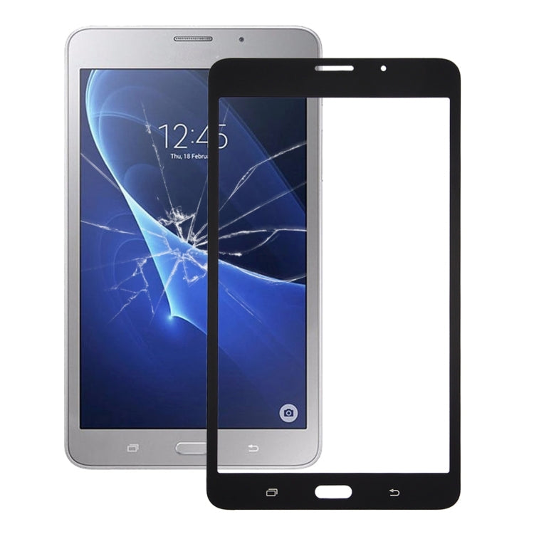 Vitre d'écran extérieure avec OCA adhésif pour Samsung Galaxy Tab A 7.0 LTE (2016) / T285 (Noir)
