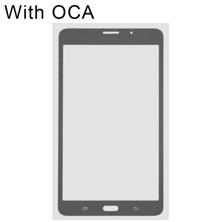 Outer Screen Glass with Adhesive OCA for Samsung Galaxy Tab A 7.0 LTE (2016) / T285 (Black)