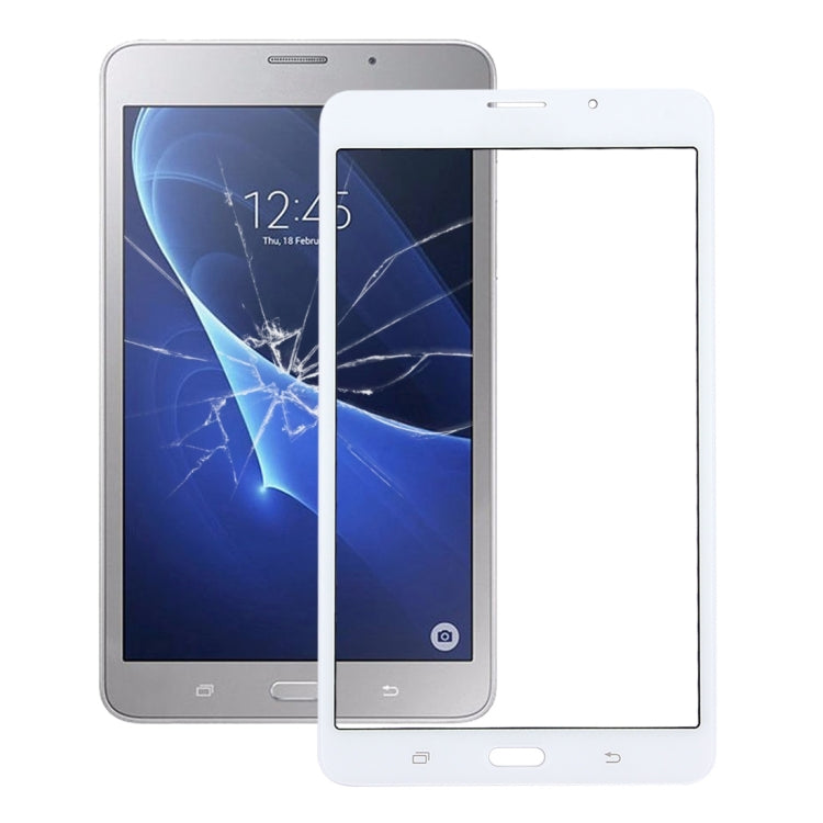 Vitre d'écran extérieure avec adhésif OCA pour Samsung Galaxy Tab A 7.0 LTE (2016) / T285 (Blanc)