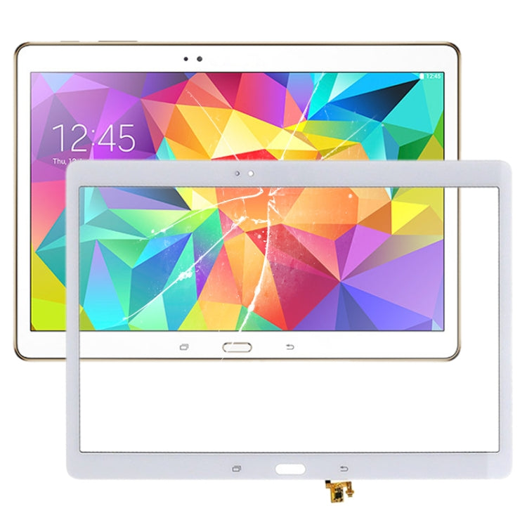 Écran tactile avec adhésif OCA pour Samsung Galaxy Tab S 10.5 / T800 / T805 (Blanc)