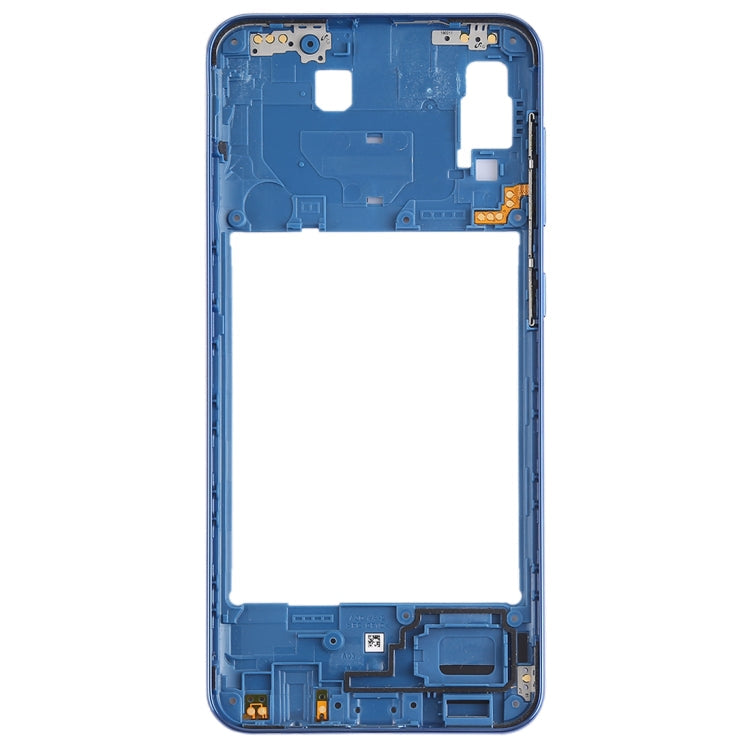 Cadre de boîtier arrière pour Samsung Galaxy A30 SM-A305F / DS (Bleu)