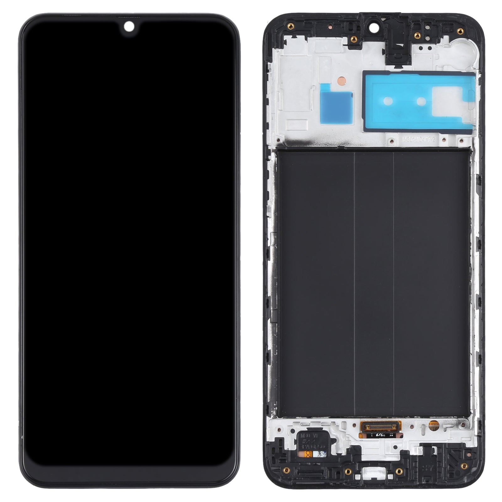 Ecran Complet LCD + Tactile + Châssis Samsung Galaxy M30 M305 Noir