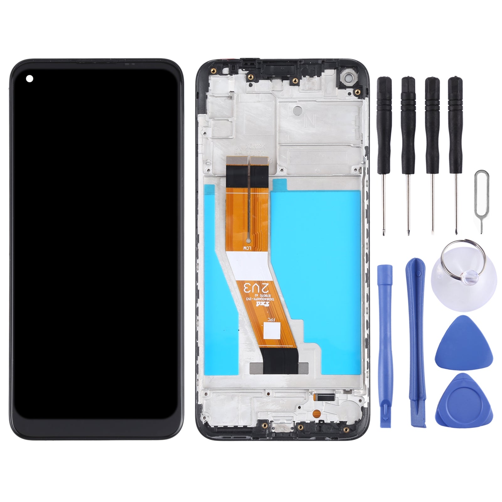 Ecran Complet LCD + Tactile + Châssis Samsung Galaxy M11 M115 Noir