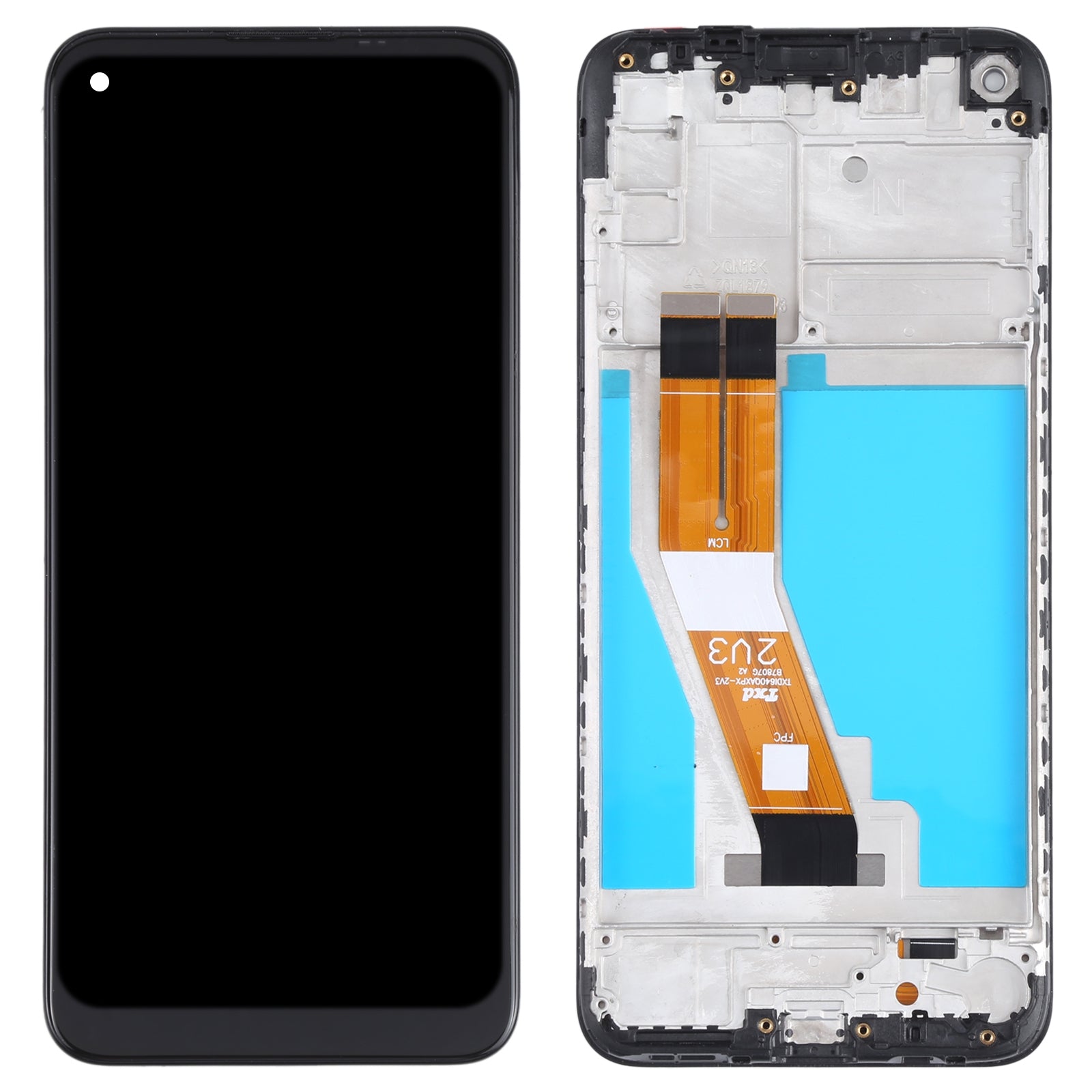 Pantalla Completa LCD + Tactil + Marco Samsung Galaxy M11 M115 Negro