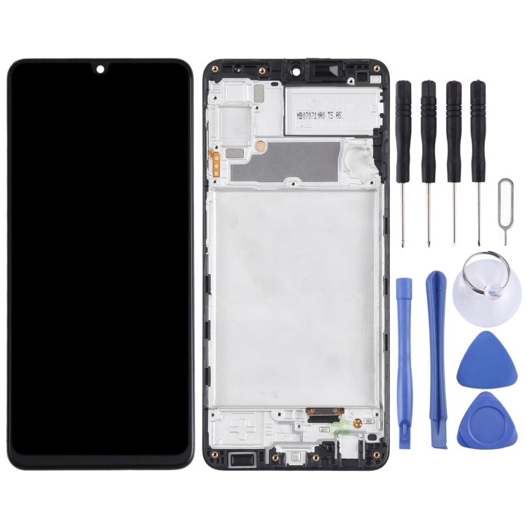 LCD Screen TFT Version and Touch Digitizer with frame for Samsung Galaxy A22 4G (Black)