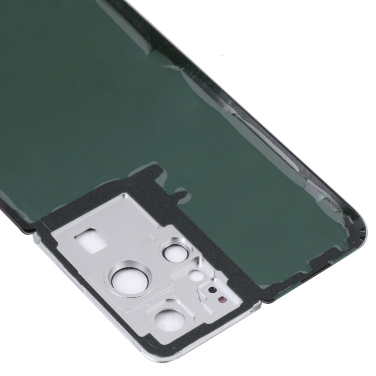 Tapa Trasera de la Batería con la cubierta de la Lente de la Cámara para Samsung Galaxy S21 Ultra 5G (Marrón)