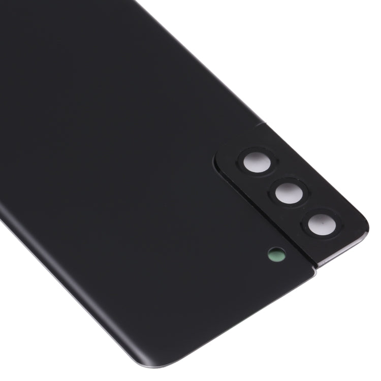 Coque arrière de batterie avec cache d'objectif d'appareil photo pour Samsung Galaxy S21+ 5G (noir)