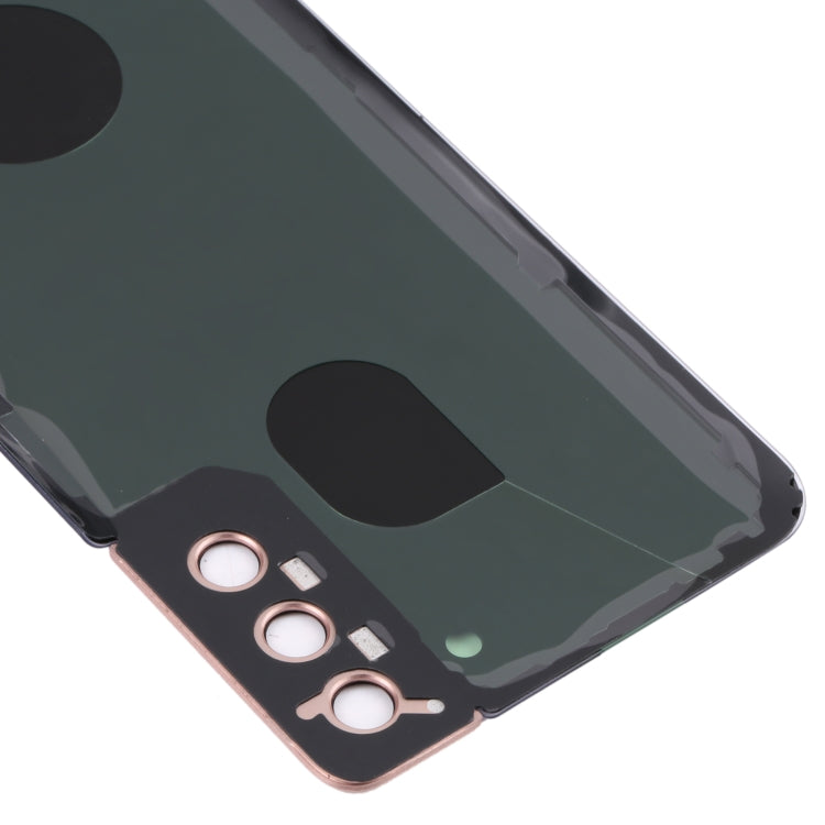 Coque arrière de batterie avec cache d'objectif d'appareil photo pour Samsung Galaxy S21+ 5G (Violet)