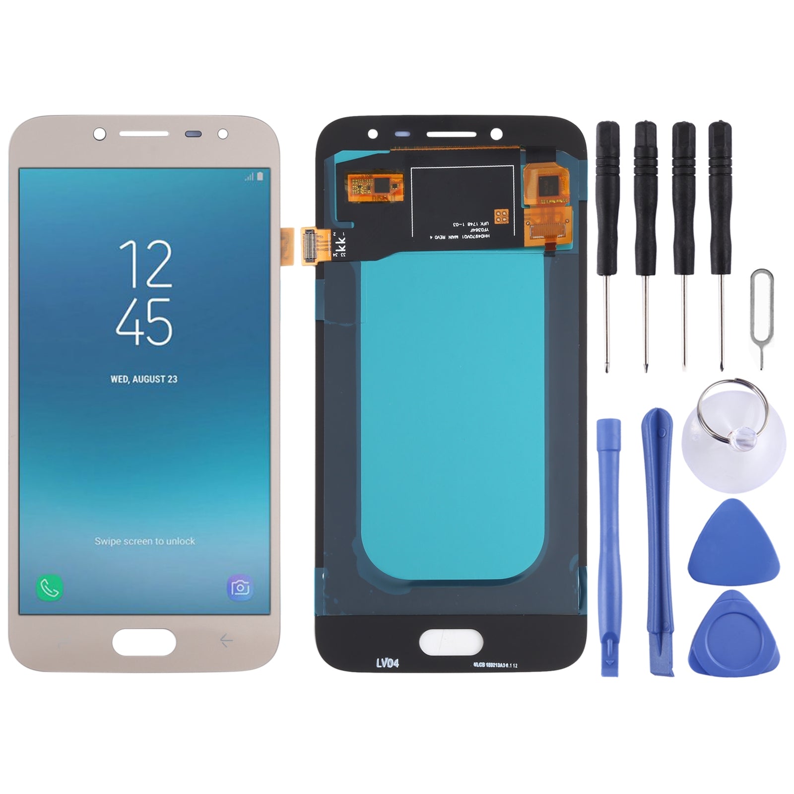 Ecran LCD + Vitre Tactile Oled Samsung Galaxy J2 Pro 2018 J250 Or