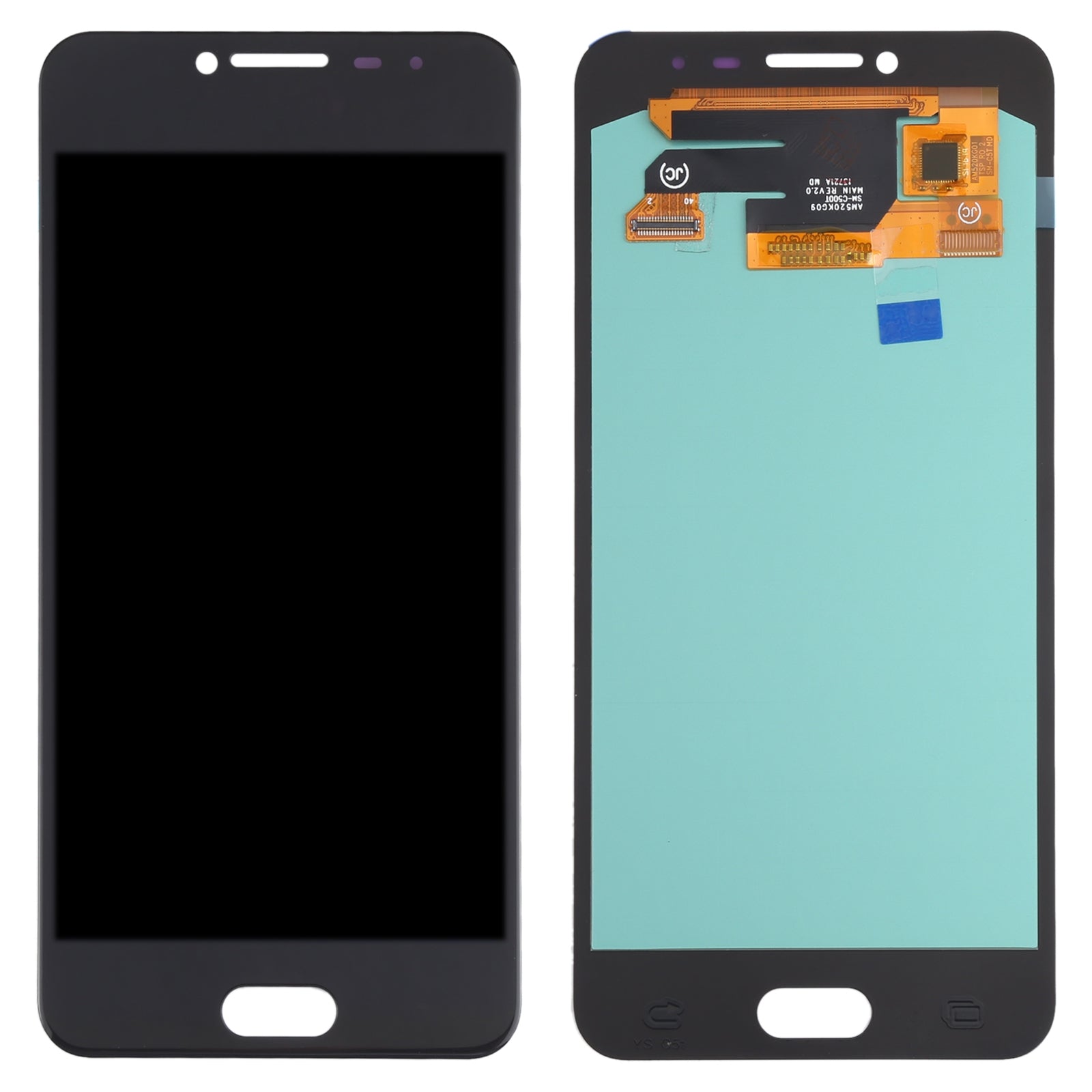 Pantalla LCD + Tactil Digitalizador Oled Samsung Galaxy C5 C5000 Negro