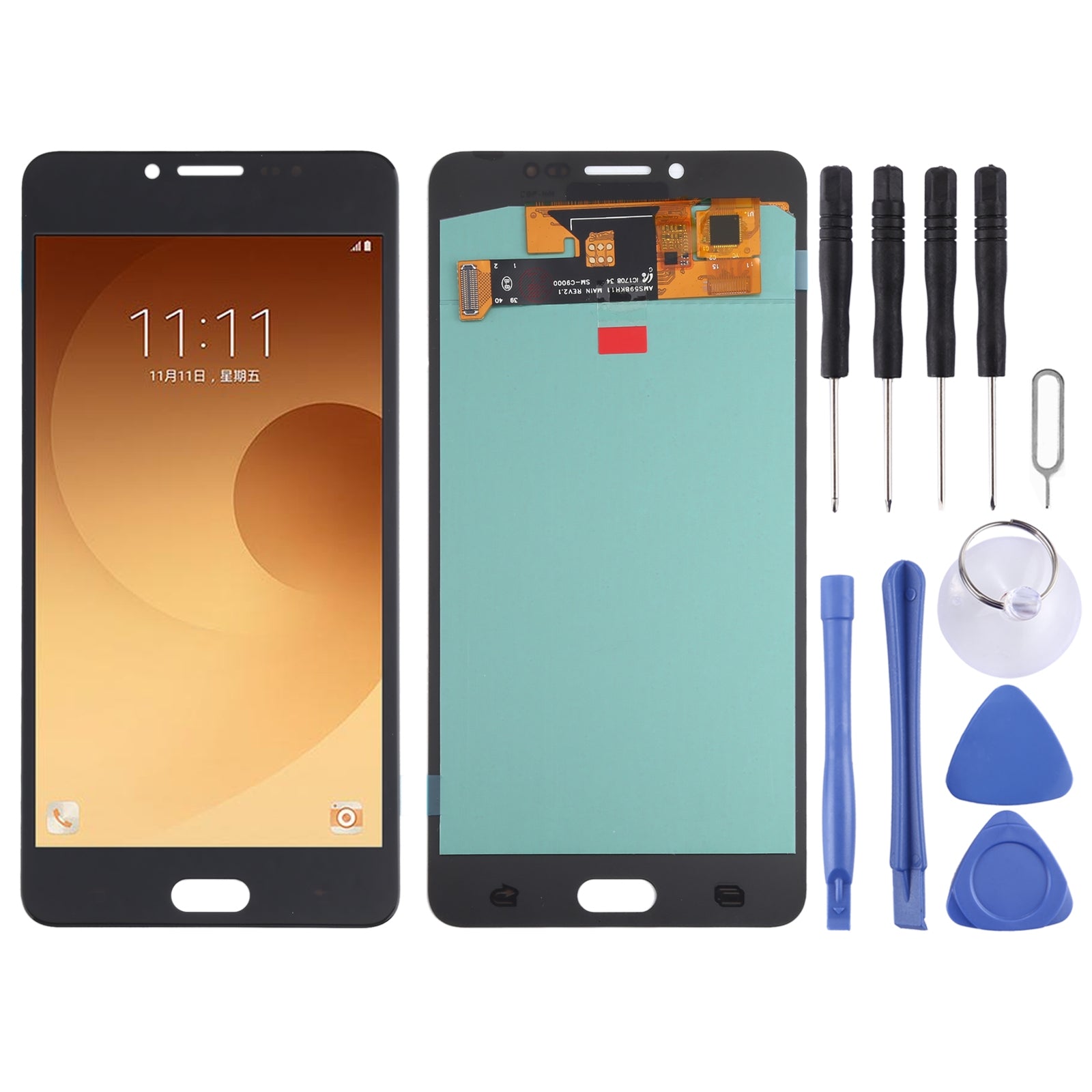 LCD Screen + Touch Digitizer Oled Samsung Galaxy C9 Pro C9000 C900 Black