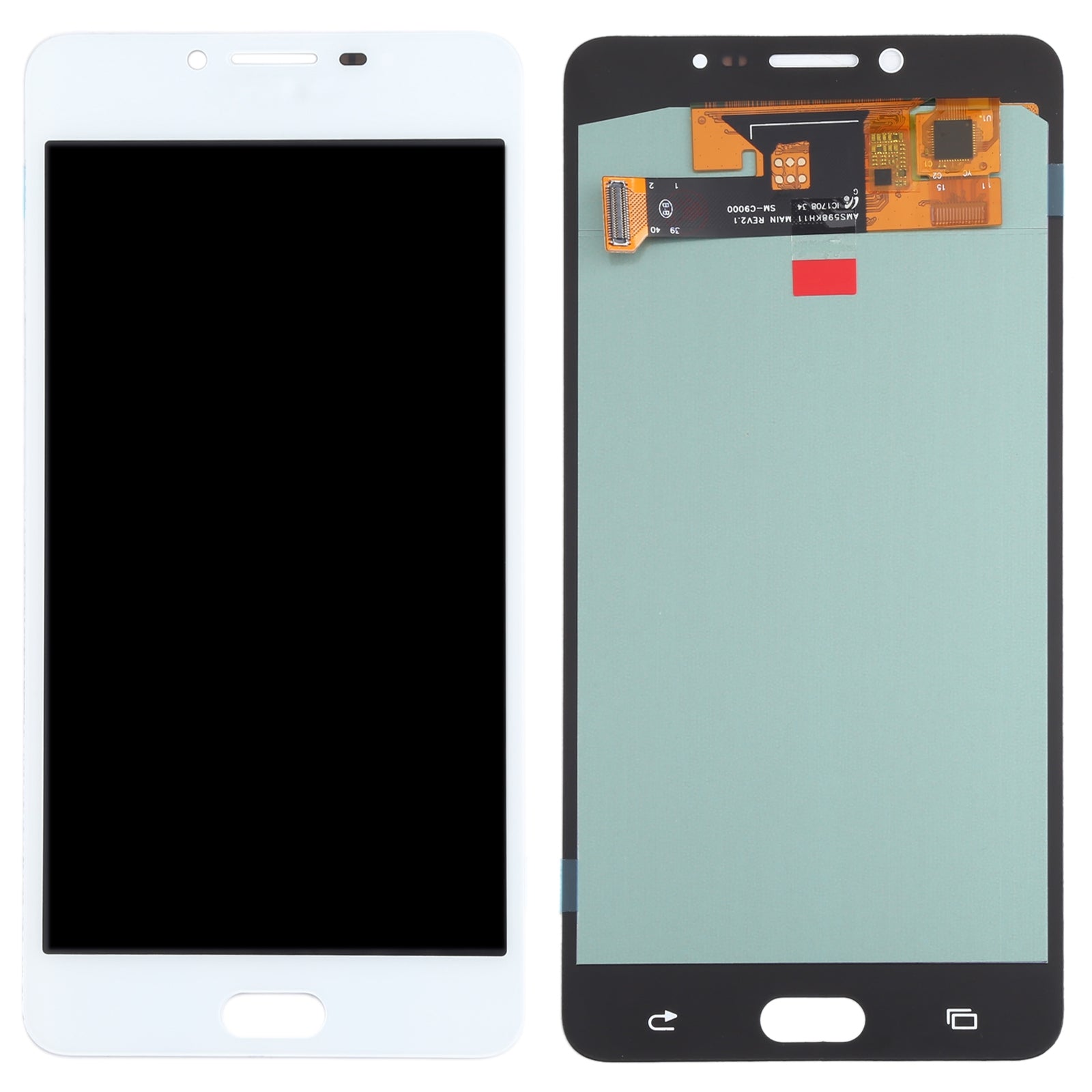 LCD Screen + Touch Digitizer Oled Samsung Galaxy C9 Pro C9000 C900 White