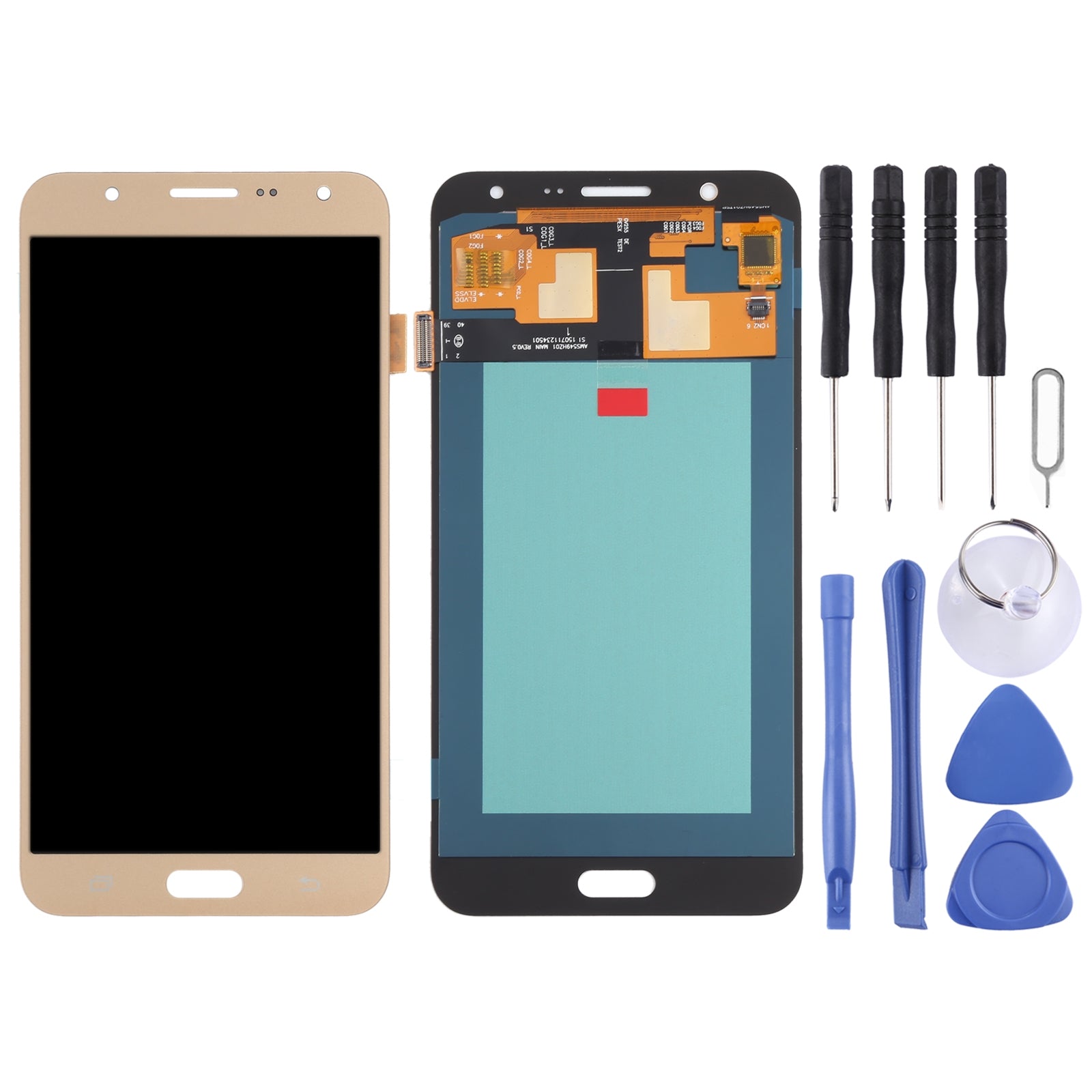 Pantalla LCD + Tactil Digitalizador Oled Samsung Galaxy J7 J700 Dorado