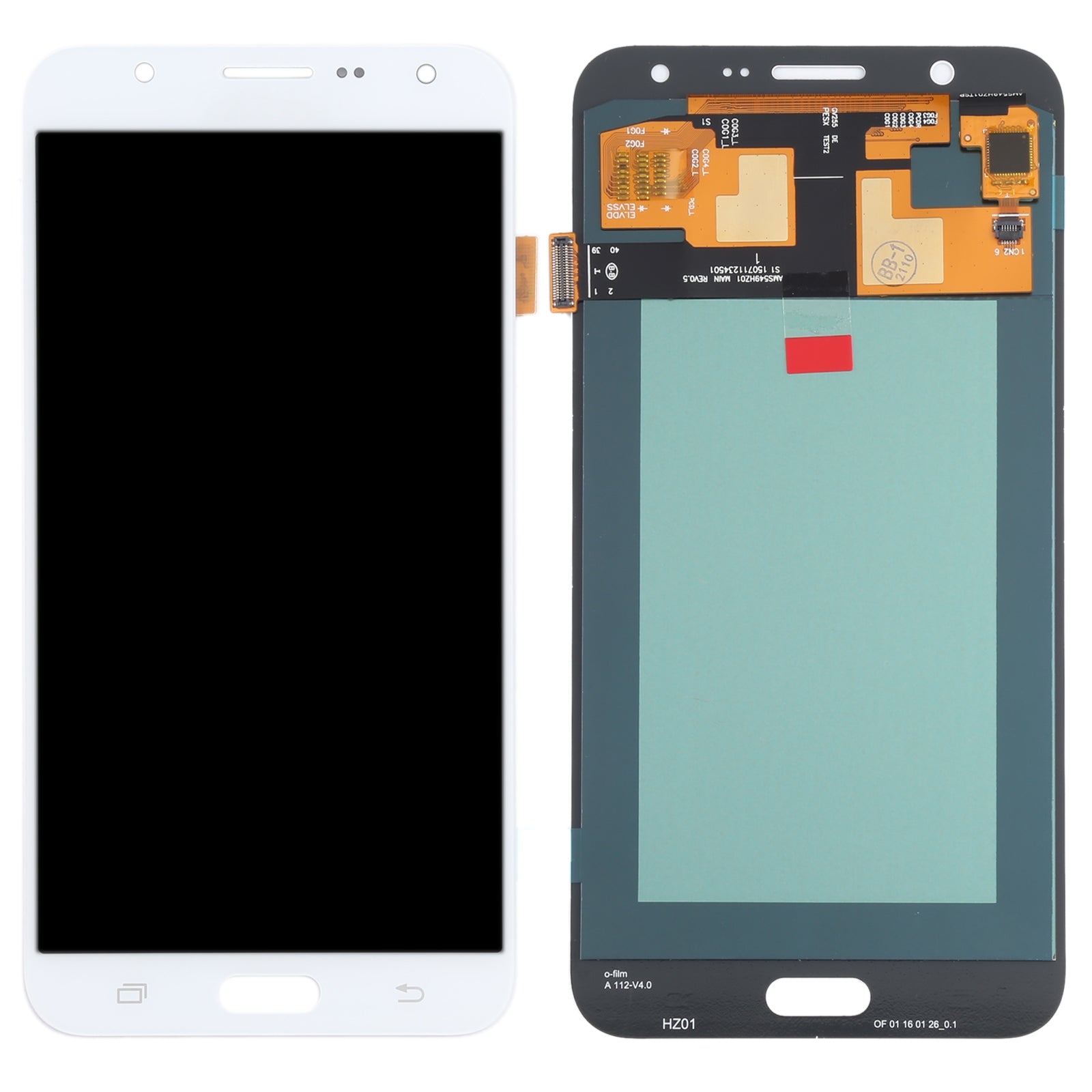 Ecran LCD + Vitre Tactile Oled Samsung Galaxy J7 J700 Blanc