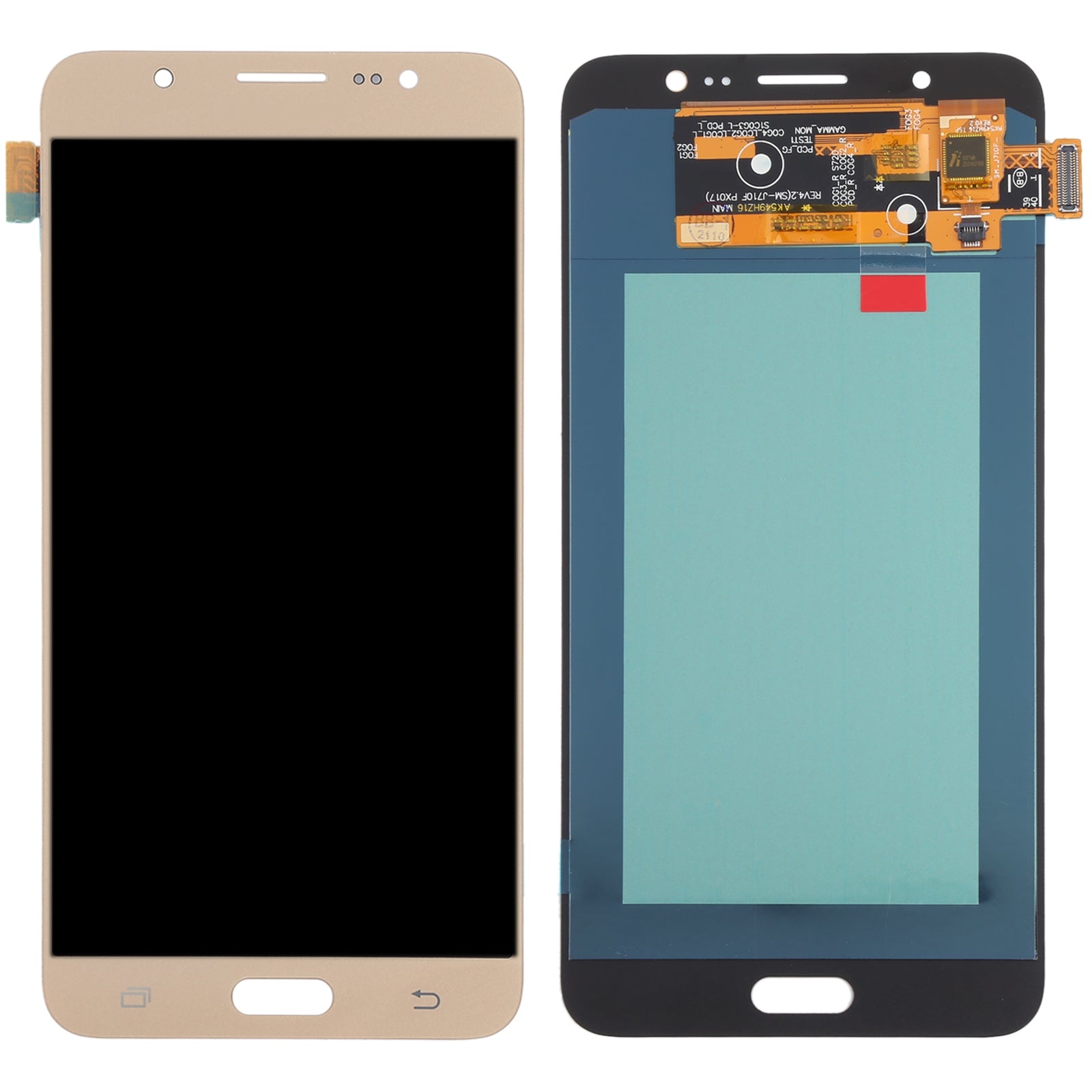 Pantalla LCD + Tactil Digitalizador Oled Samsung Galaxy J7 (2016) J710 Dorado