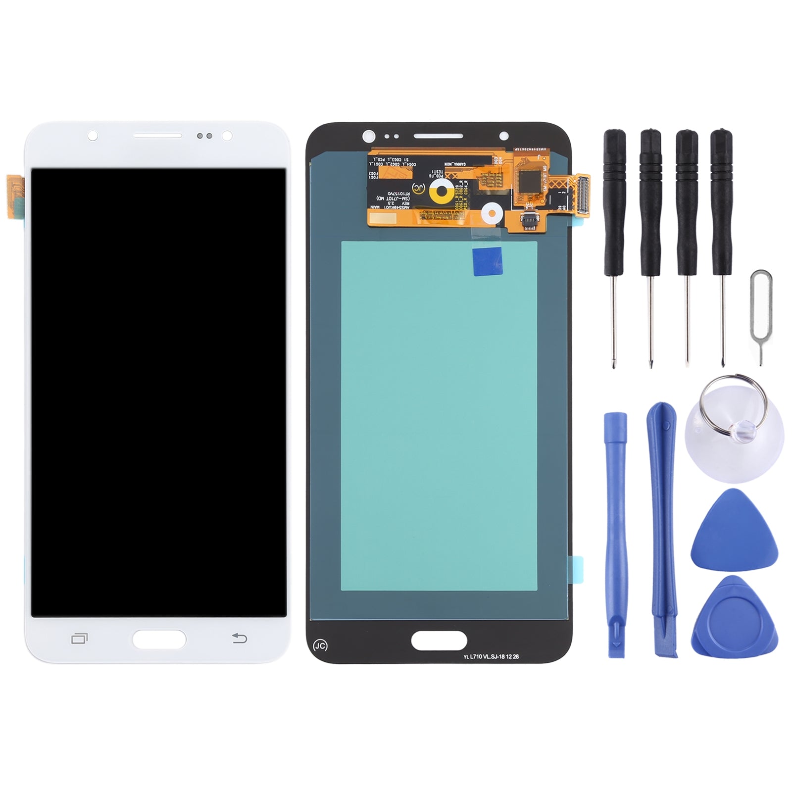 LCD Screen + Touch Digitizer Oled Samsung Galaxy J7 (2016) J710 White