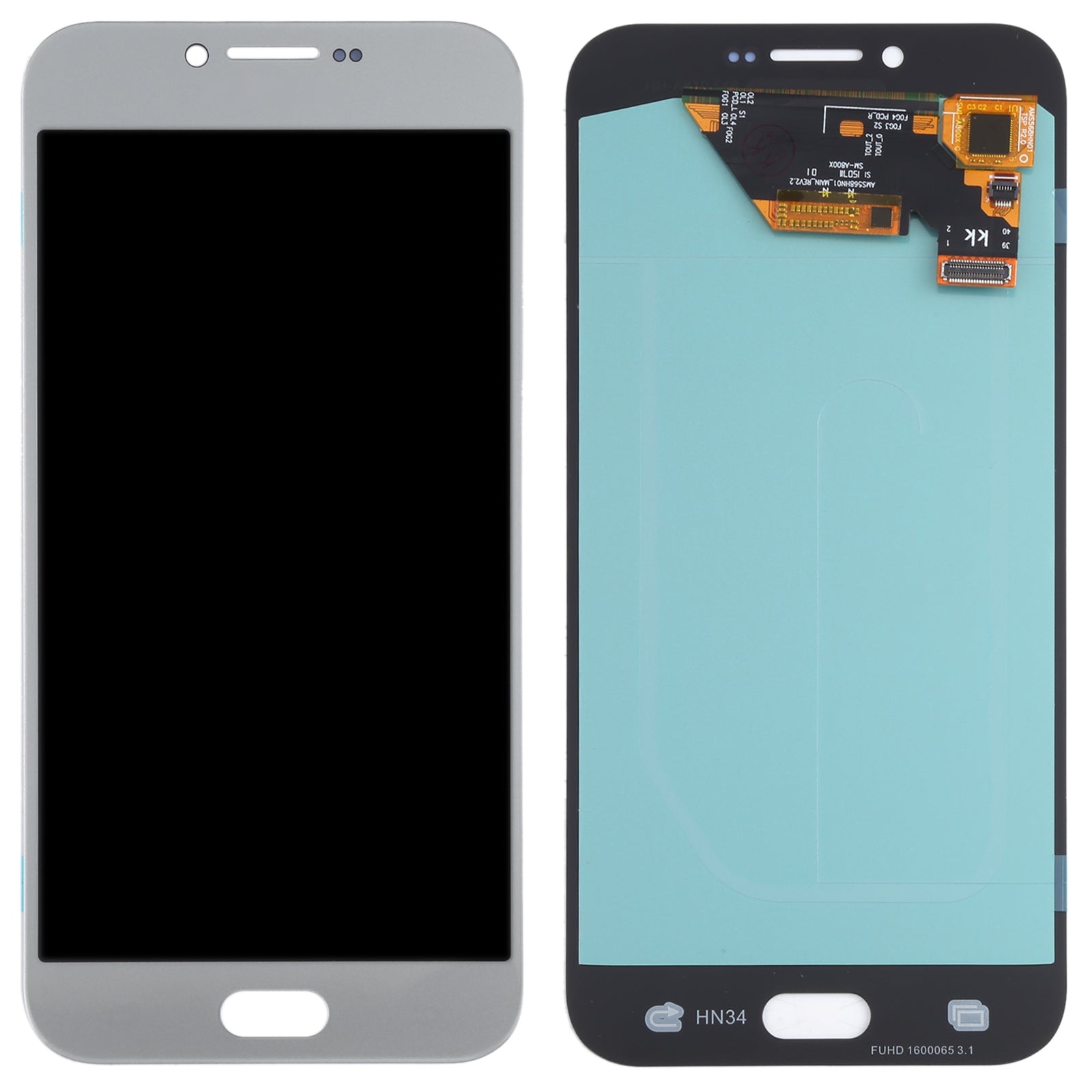 Ecran LCD + Vitre Tactile Oled Samsung Galaxy A8 (2016) A810 Argent