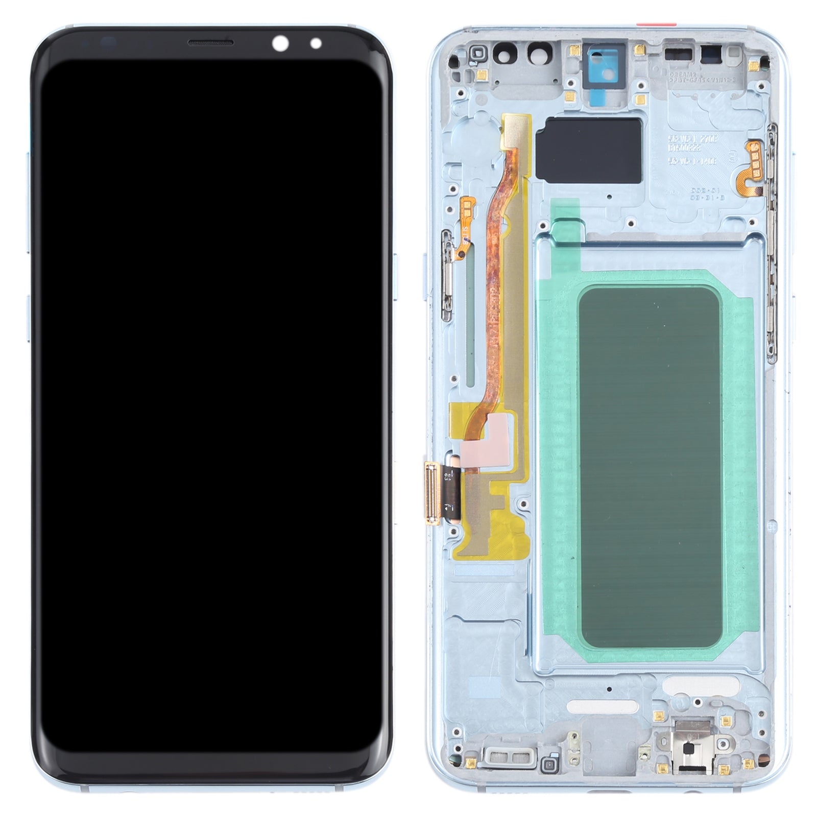 Ecran Complet LCD + Tactile + Châssis Oled Samsung Galaxy S8+ G955 Bleu
