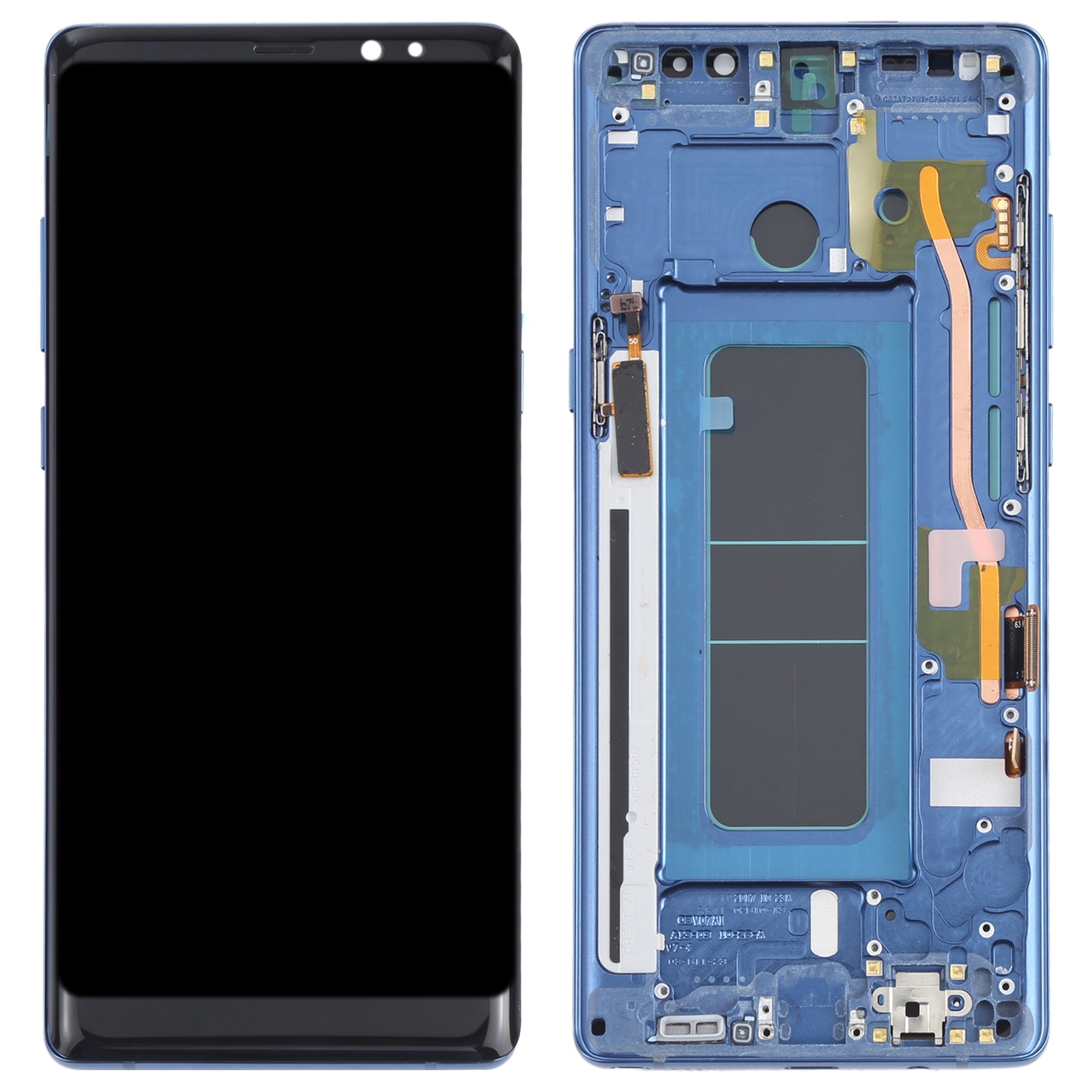 Ecran Complet LCD + Tactile + Châssis Oled Samsung Galaxy Note 8 N950 Bleu