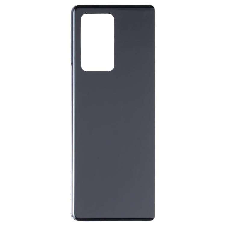 Couvercle de batterie arrière en verre pour Samsung Galaxy Z Fold 2 5G SM-F916B (Noir)