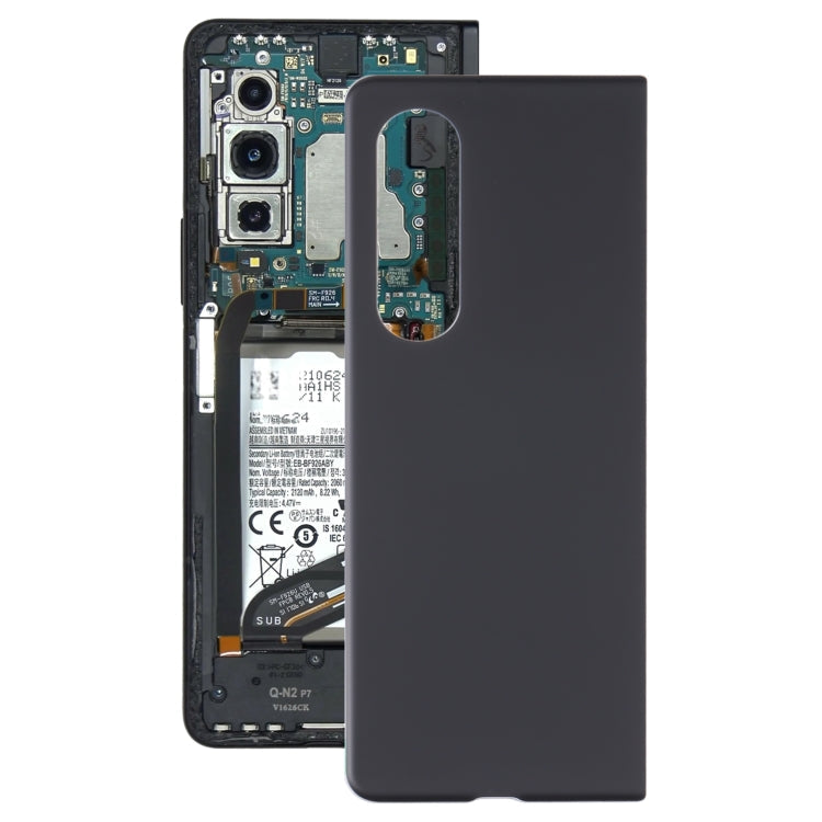 Back Glass Battery Cover for Samsung Galaxy Z Fold 3 5G SM-F926B (Black)