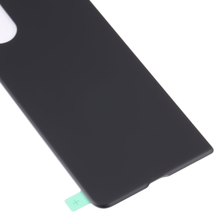 Tapa Trasera de la Batería de vidrio para Samsung Galaxy Z Fold 3 5G SM-F926B (Negro)