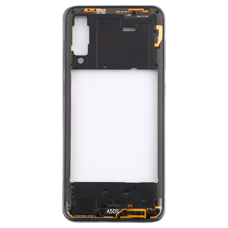 Back Housing Frame with Side Keys for Samsung Galaxy A50s (Black)