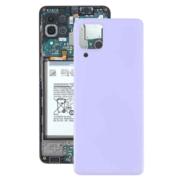 Cache batterie arrière pour Samsung Galaxy A22 SM-A225F (Violet)