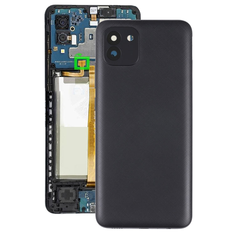 Cache Batterie Arrière pour Samsung Galaxy A03 SM-A035F (Noir)