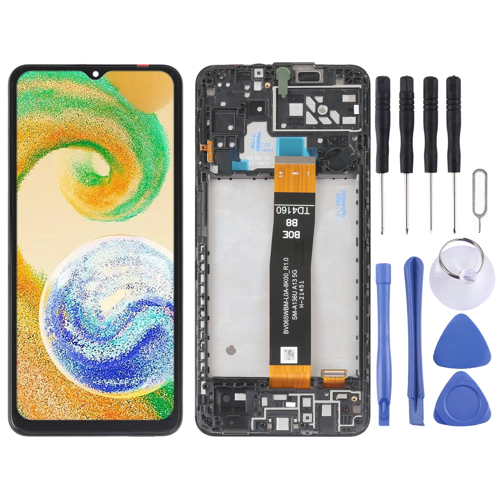 Ecran Complet LCD + Tactile + Châssis Samsung Galaxy A04s A047