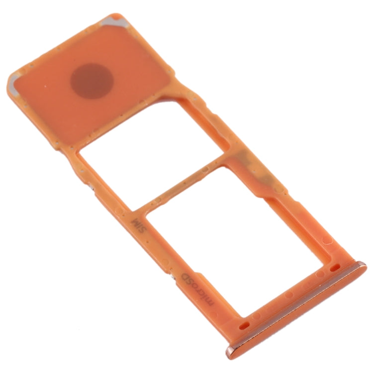 Plateau de carte SIM + plateau de carte Micro SD pour Samsung Galaxy A20 A30 A50 (Orange)