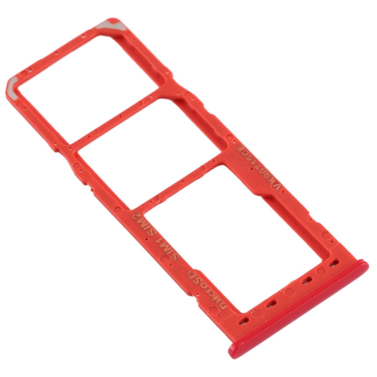 SIM Card Tray + Micro SD Card Tray for Samsung Galaxy A10 (Red)
