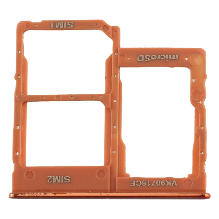 Tiroir Carte SIM + Tiroir Carte Micro SD pour Samsung Galaxy A40 (Orange)