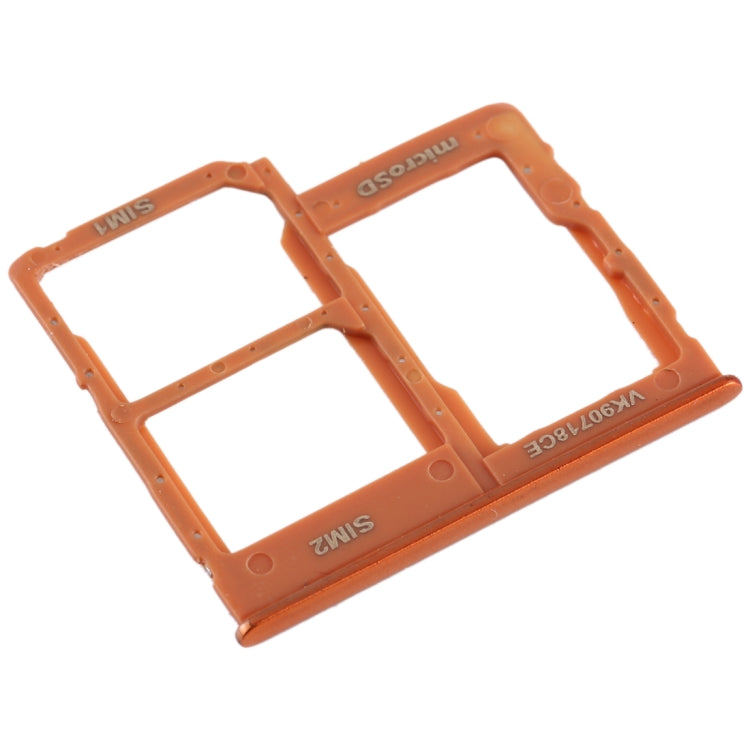 SIM Card Tray + Micro SD Card Tray for Samsung Galaxy A40 (Orange)