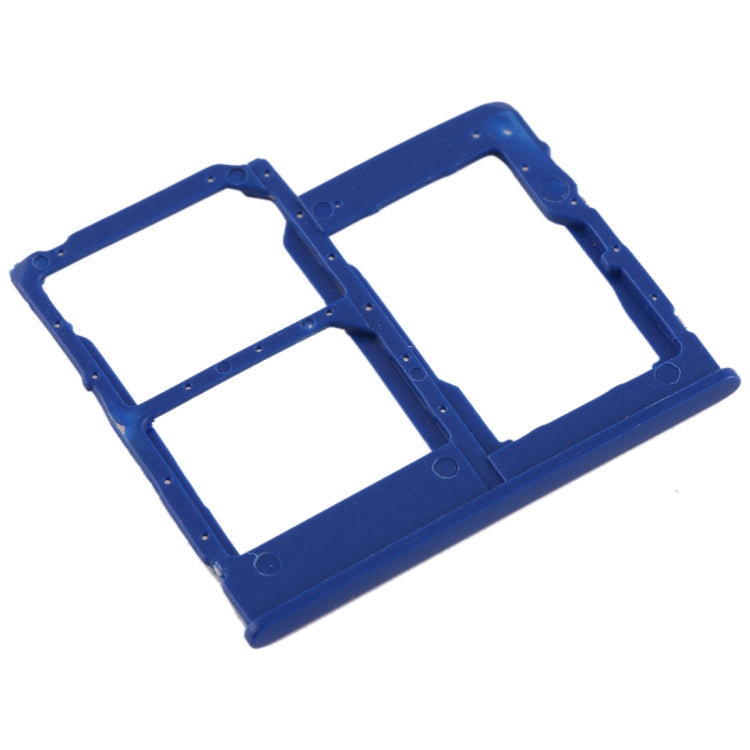 SIM Card Tray + Micro SD Card Tray for Samsung Galaxy A40 (Blue)