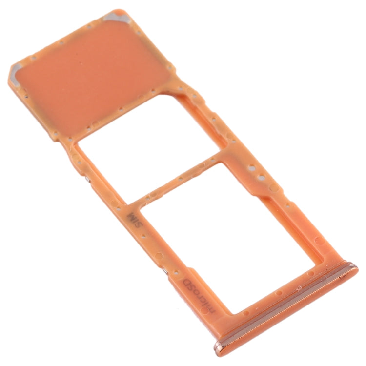 SIM Card Tray + Micro SD Card Tray for Samsung Galaxy A70 (Orange)