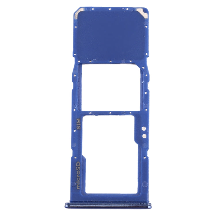 Plateau de carte SIM + plateau de carte Micro SD pour Samsung Galaxy A70 (Bleu)