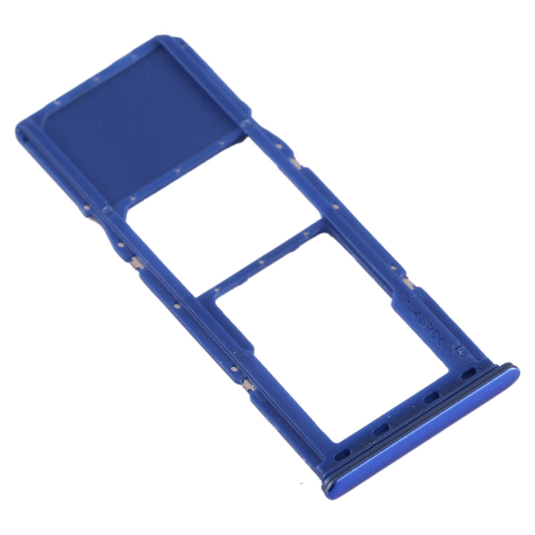SIM Card Tray + Micro SD Card Tray for Samsung Galaxy A70 (Blue)