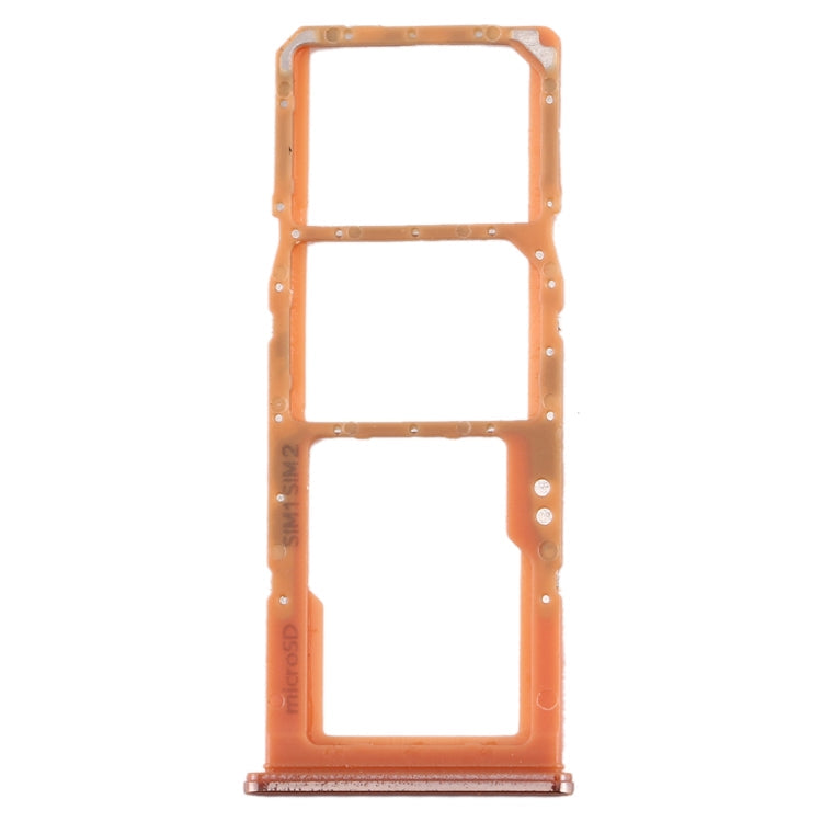SIM Card Tray + Micro SD Card Tray for Samsung Galaxy A70 (Orange)