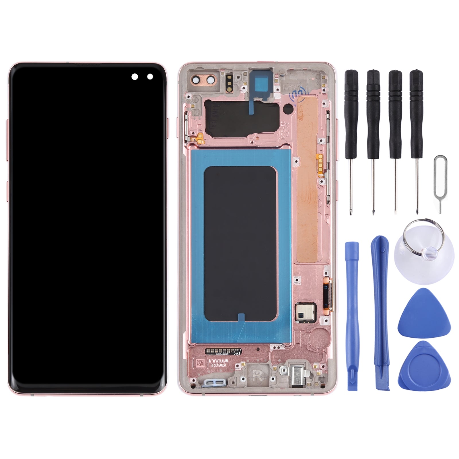 Pantalla Completa LCD + Tactil + Marco Samsung Galaxy S10 + Rosa