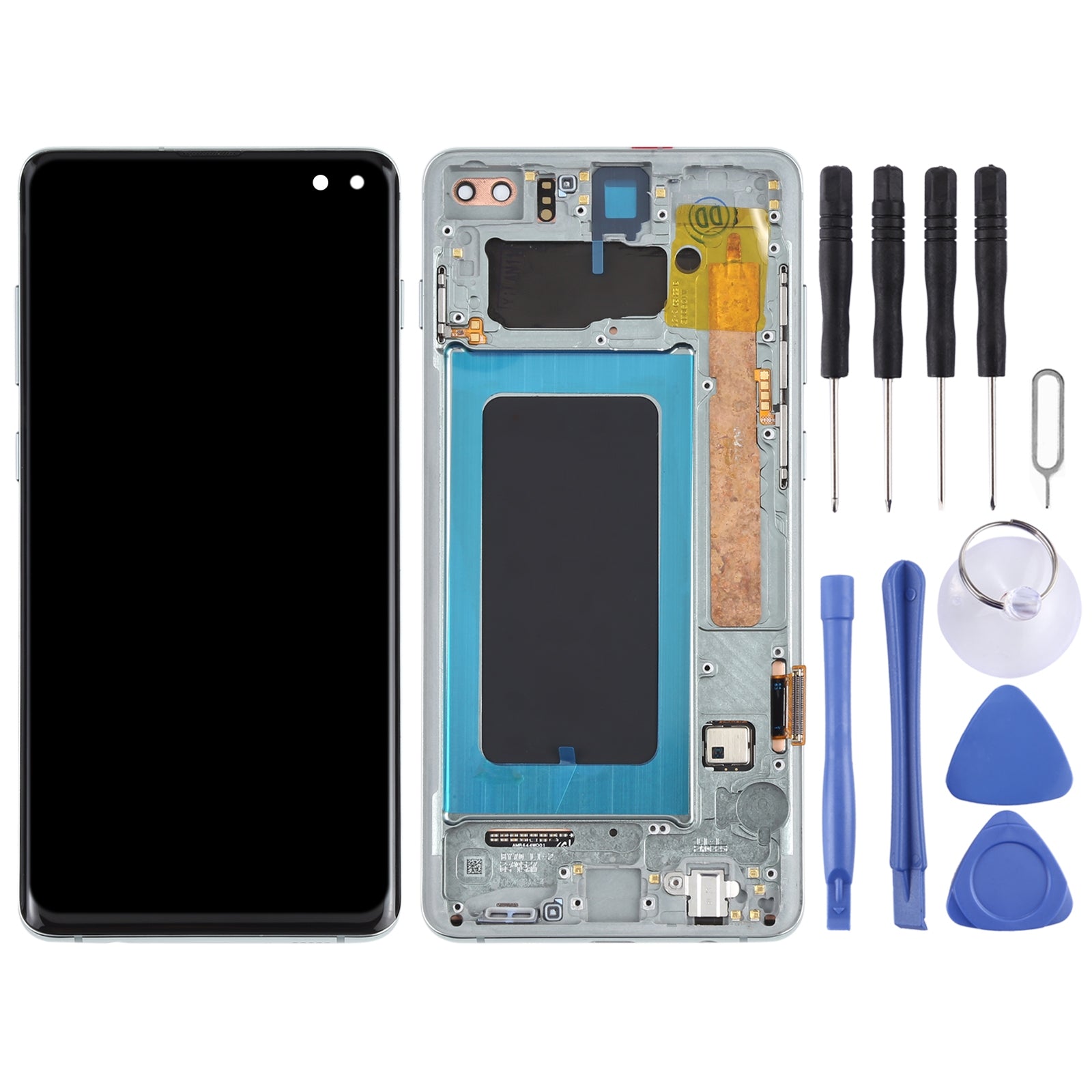 Ecran Complet LCD + Tactile + Châssis Samsung Galaxy S10+ Vert