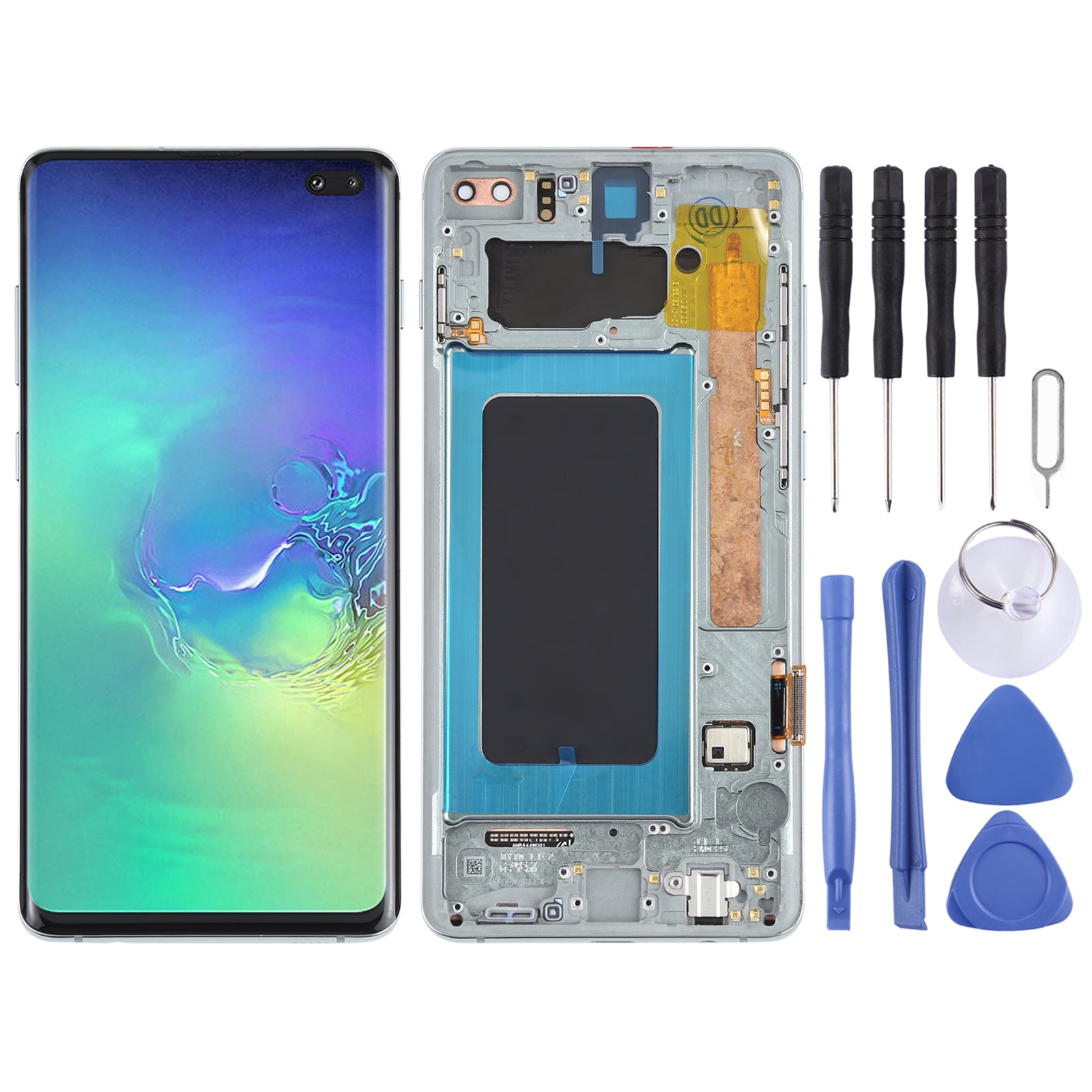 Pantalla Completa LCD + Tactil + Marco Samsung Galaxy S10 + Verde