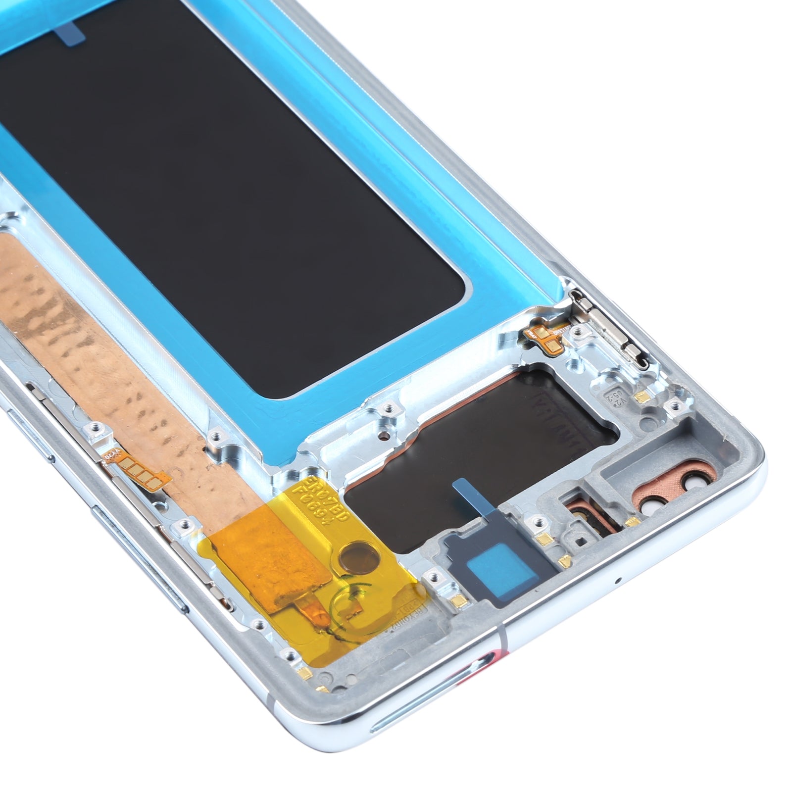 Ecran Complet LCD + Tactile + Châssis Samsung Galaxy S10+ Bleu