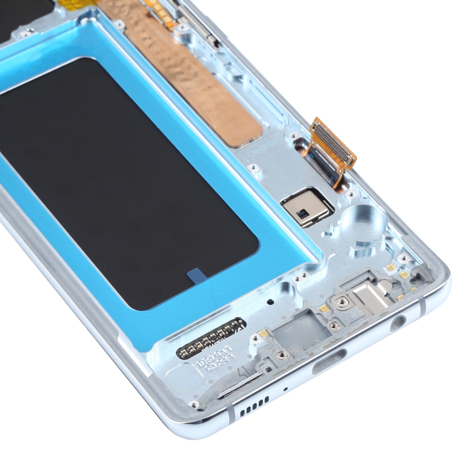 Ecran Complet LCD + Tactile + Châssis Samsung Galaxy S10+ Bleu