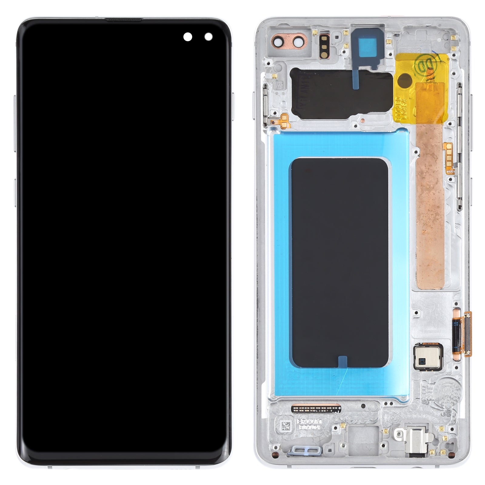 Full Screen LCD + Touch + Frame Samsung Galaxy S10 + Silver