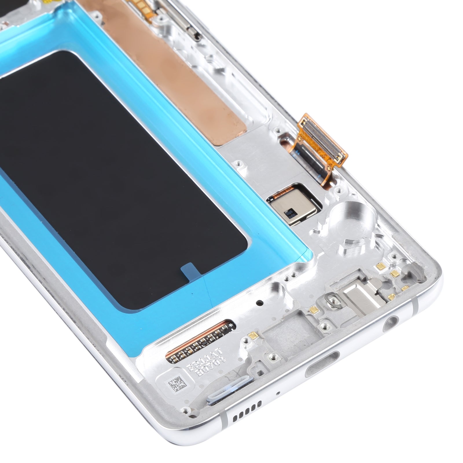 Ecran Complet LCD + Tactile + Châssis Samsung Galaxy S10+ Argent