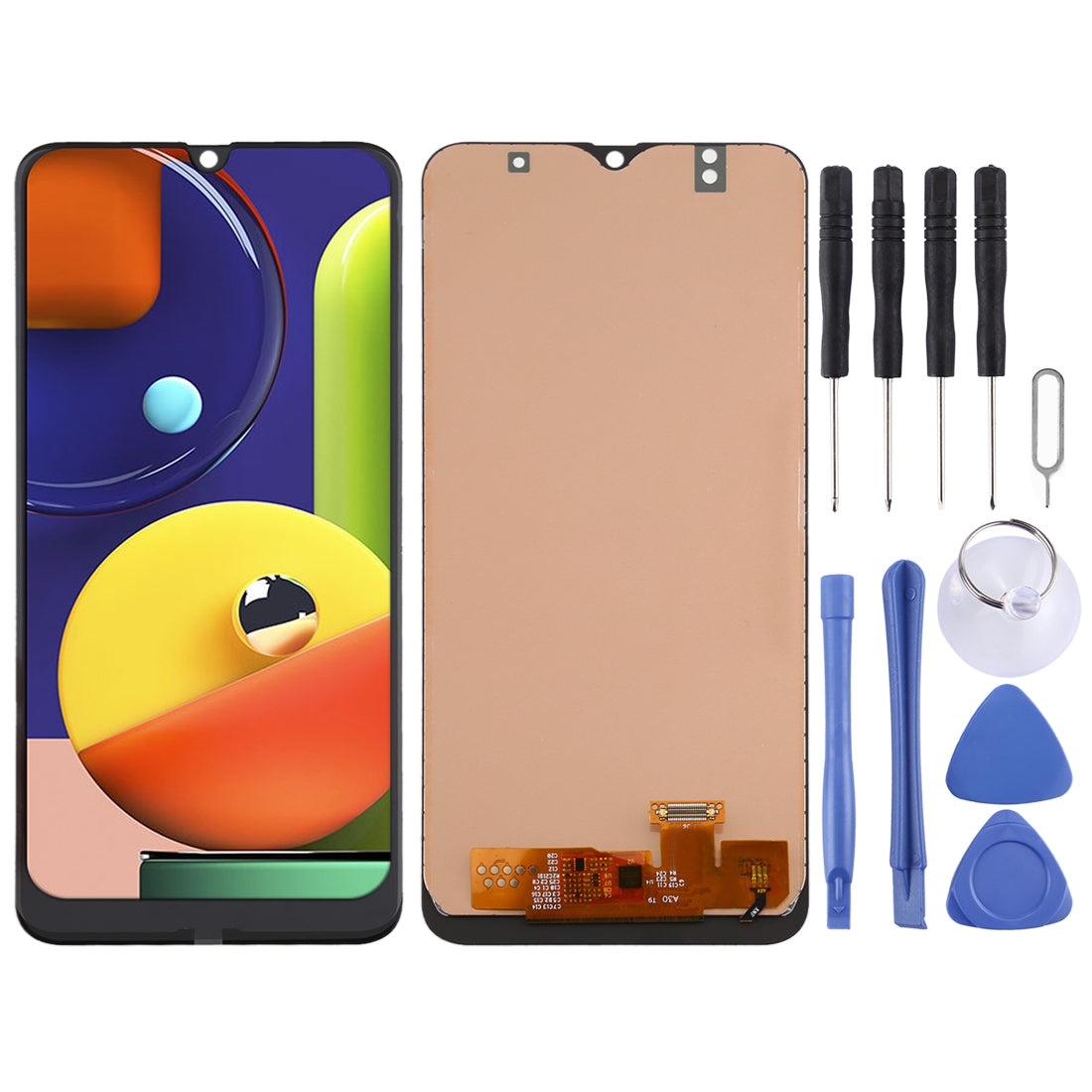 Ecran LCD + Vitre Tactile Samsung Galaxy A30 A50 A50s Noir