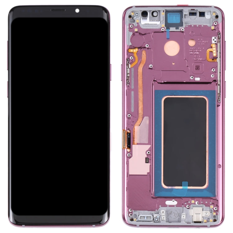 LCD Screen and Digitizer Full Assembly with Frame for Samsung Galaxy S9 / G960F / G960F / DS / G960U / G960W / G9600 (Purple)